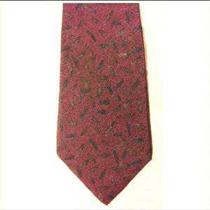 *Je Suis Tie ~ Purple Blue & Gray, 100% Silk